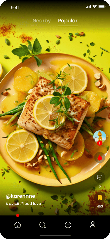 Foodie Popular feed showing a grilled fish dish